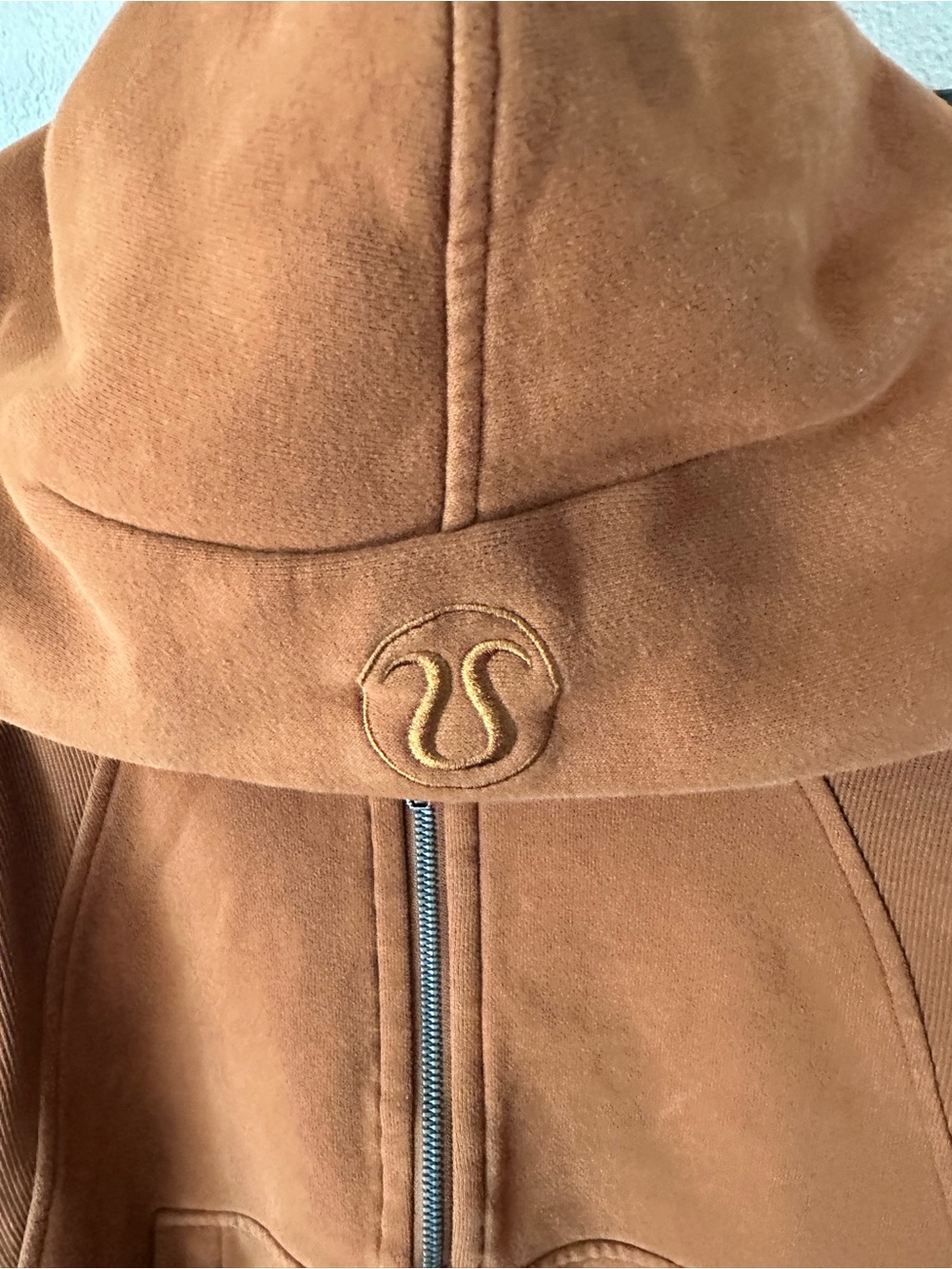lululemon athletica Rust Brown Half-Zip Hooded Pullover - Picture 3 of 7